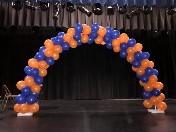 Balloon Arch 10 feet high by 9 feet wide