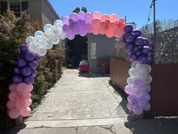 Balloon Arch 10 feet high by 9 feet wide