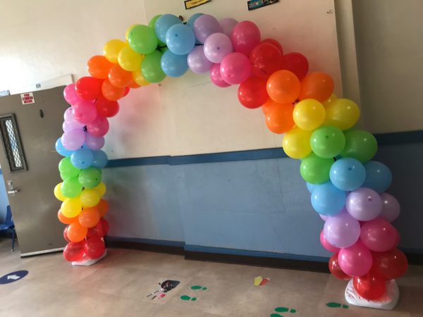 Balloon Arch 10 feet high by 9 feet wide