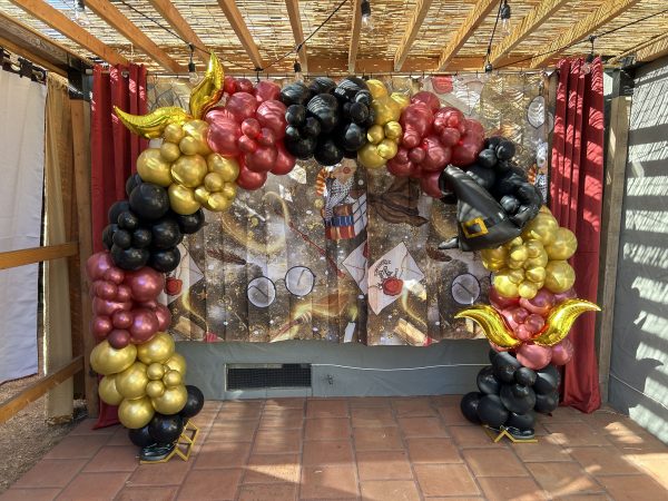 Open Circle Balloon Arch by Boom Balloon Los Angeles, customizable event decor